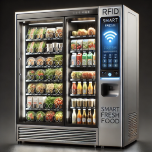 smart fresh food RFID vending machine kiosk